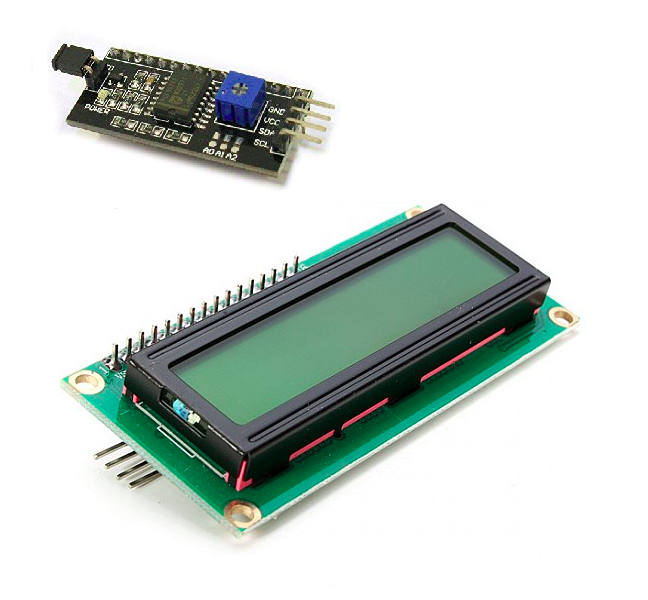 16x2 Lcd display with i2c interface